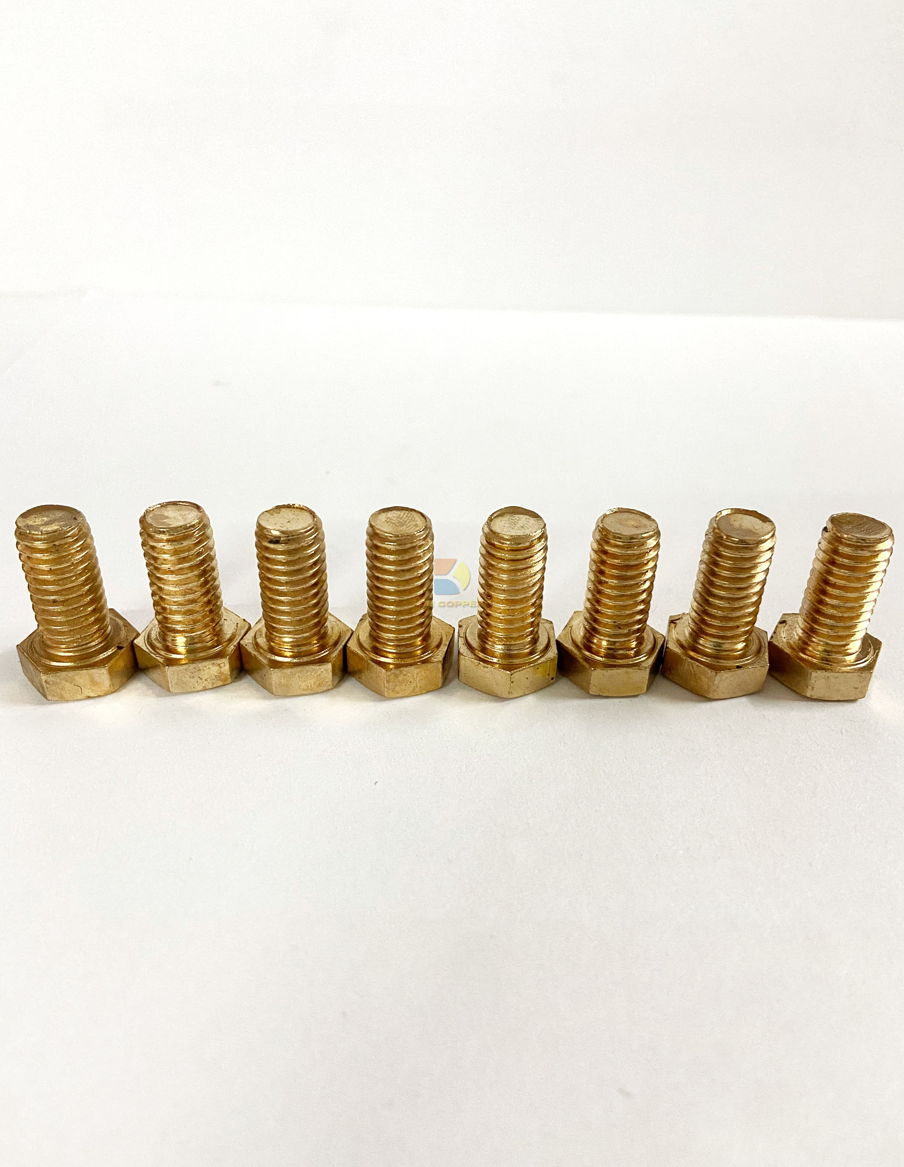Pernos hexagonales externos de bronce silicio para sujetadores marinos