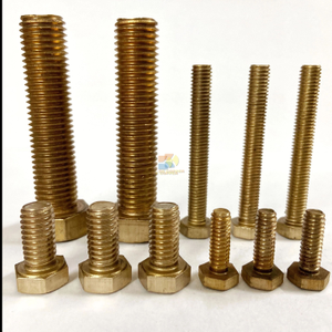 Pernos hexagonales externos de bronce silicio para sujetadores marinos